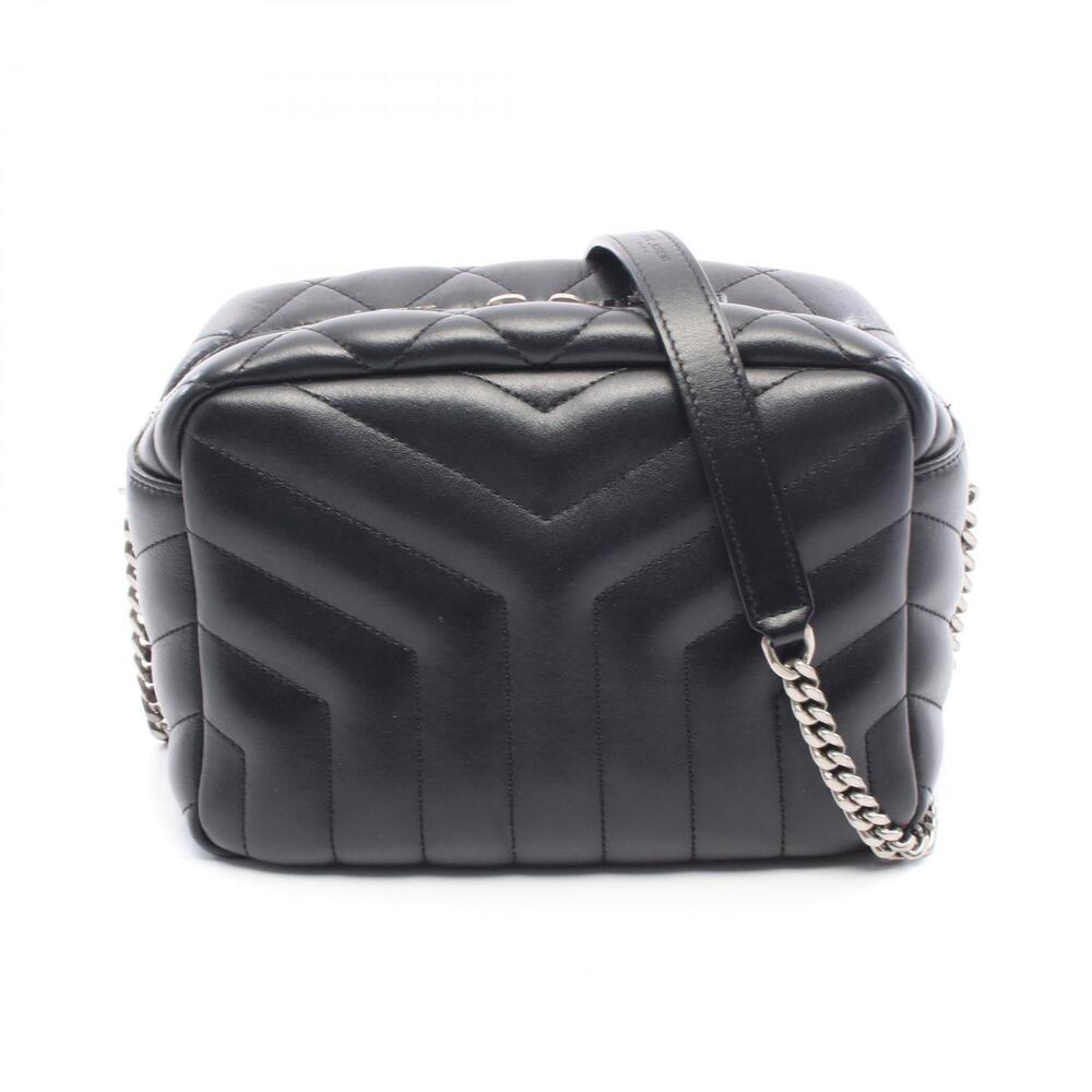 Saint Laurent Paris Loulou Shoulder Bag Leather Black
